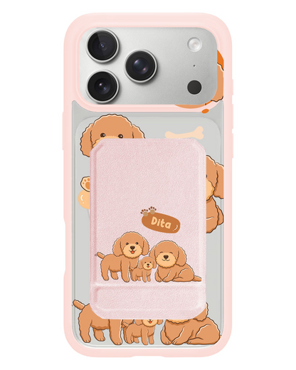 iPhone Magnetic Multifold Wallet - Poodle Squad 4.0