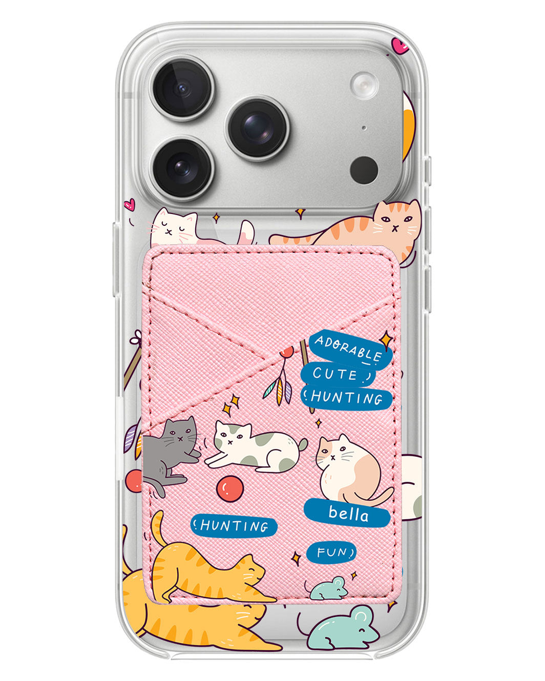 iPhone Phone Wallet Case - Playful Cat 2.0