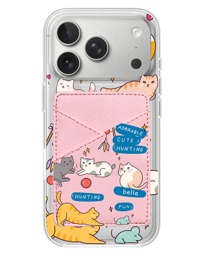 iPhone Phone Wallet Case - Playful Cat 2.0