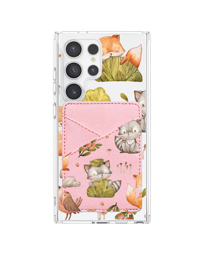 Android Phone Wallet Case - Racoon And Friends
