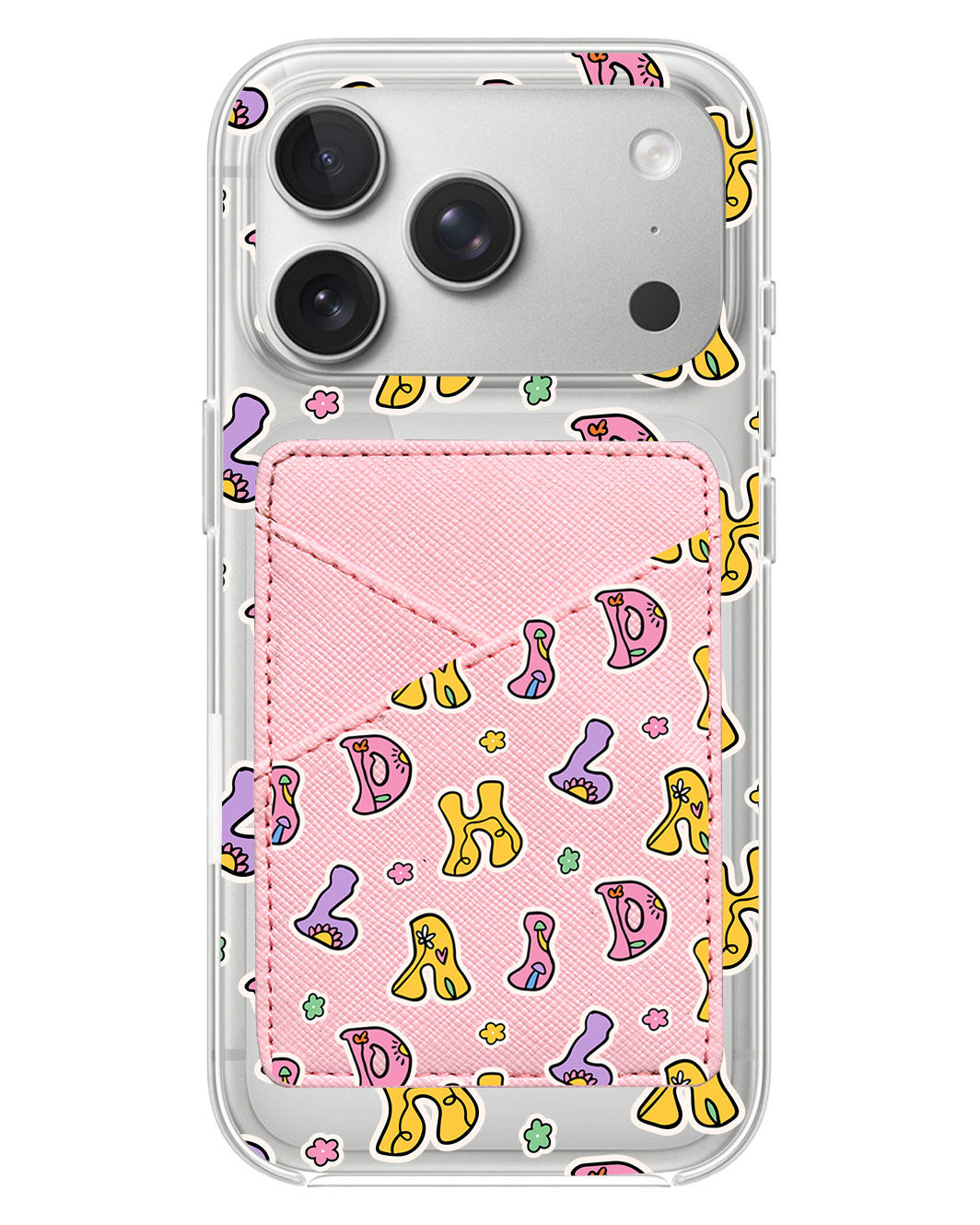 iPhone Phone Wallet Case - Playful Monogram 7.0