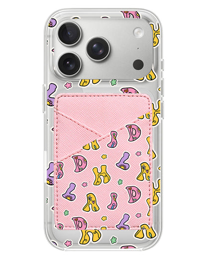 iPhone Phone Wallet Case - Playful Monogram 7.0