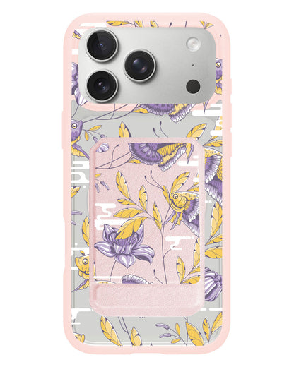 iPhone Magnetic Multifold Wallet - Fish & Floral 5.0