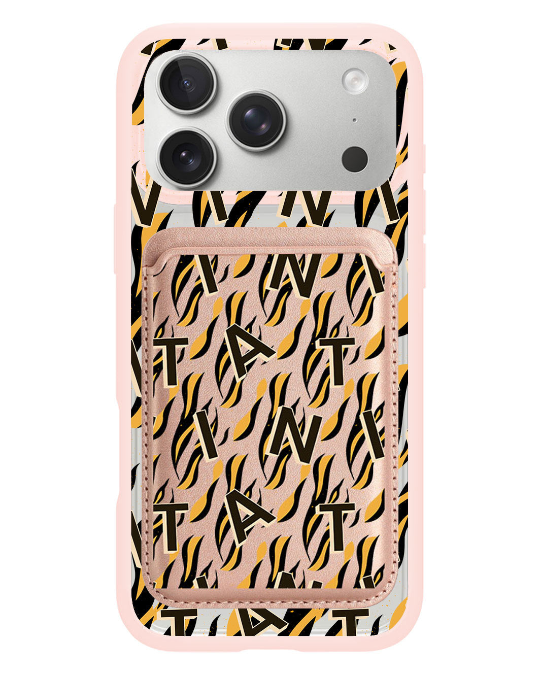 iPhone Magnetic Wallet Case - Tiger Monogram 1.0