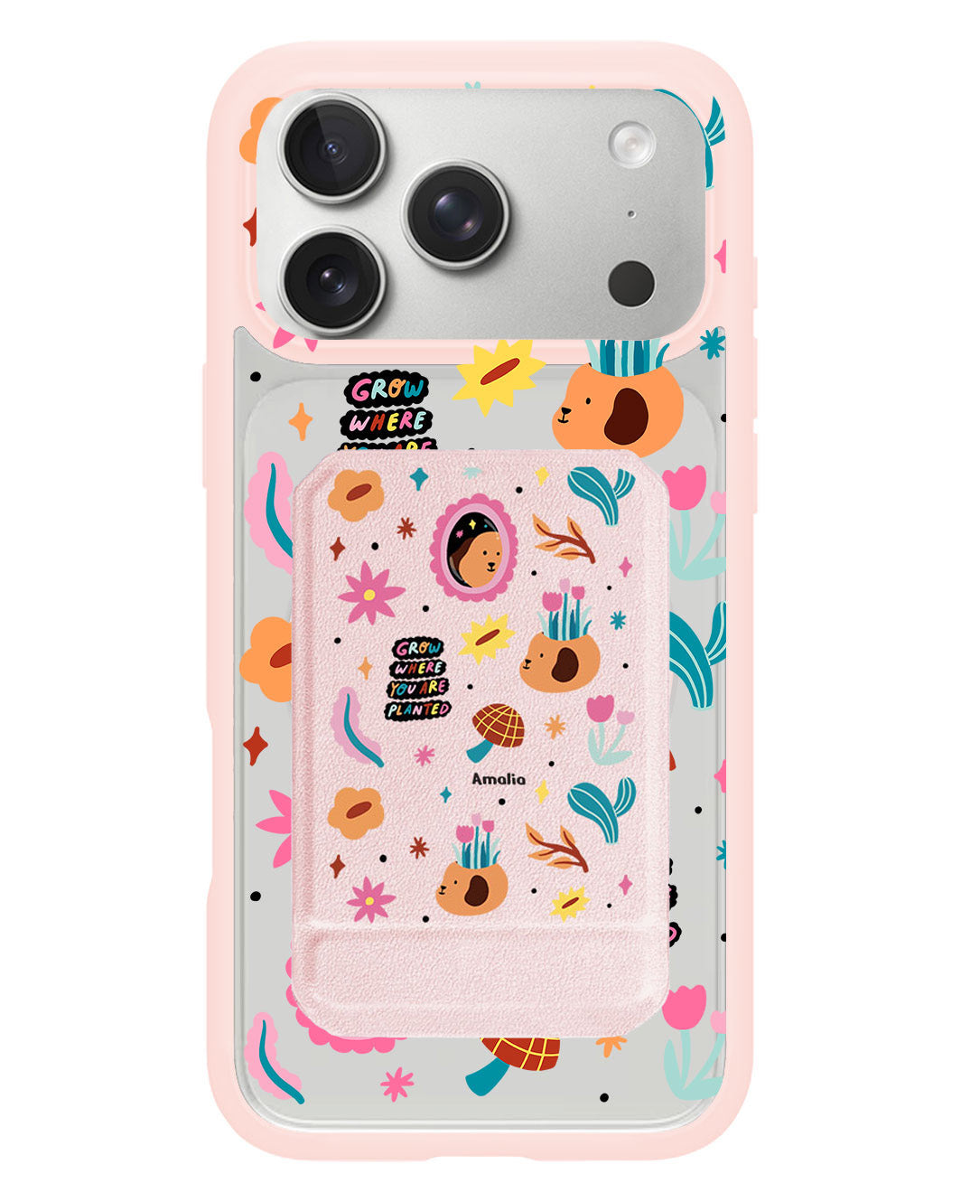 iPhone Magnetic Multifold Wallet - Grow and Bloom