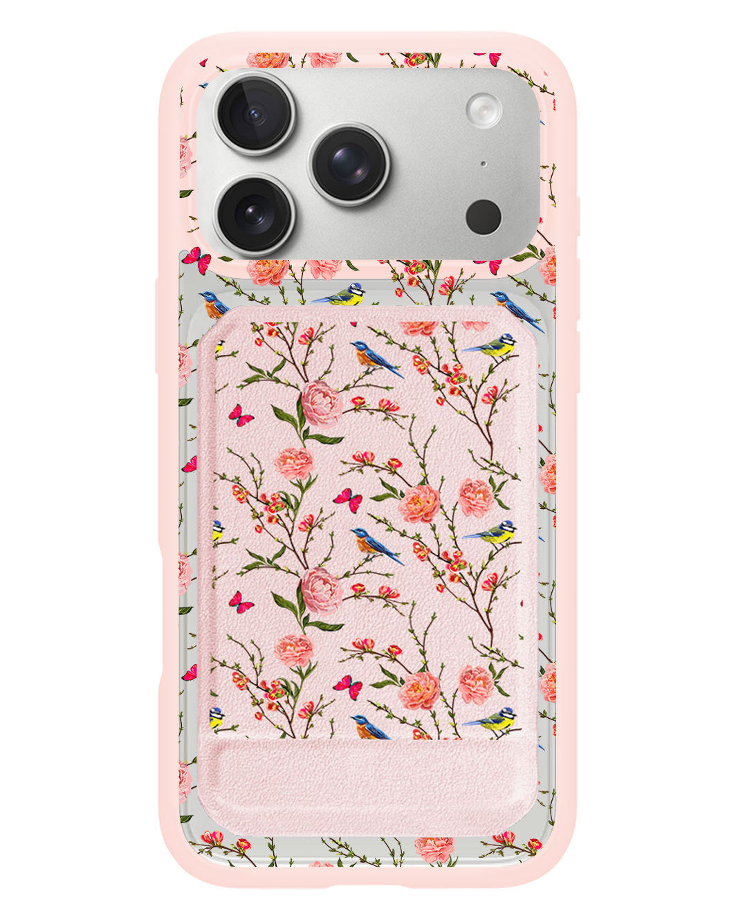 iPhone Magnetic Multifold Wallet - Flora Gardenia