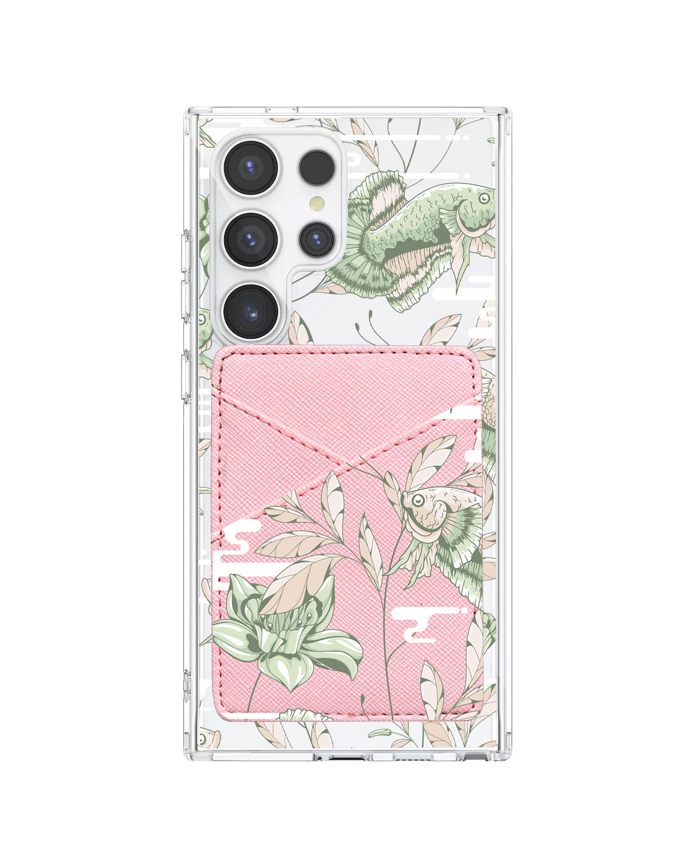 Android Phone Wallet Case - Fish & Floral 6.0