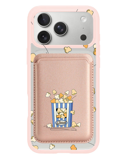 iPhone Magnetic Wallet Case - Popcorn