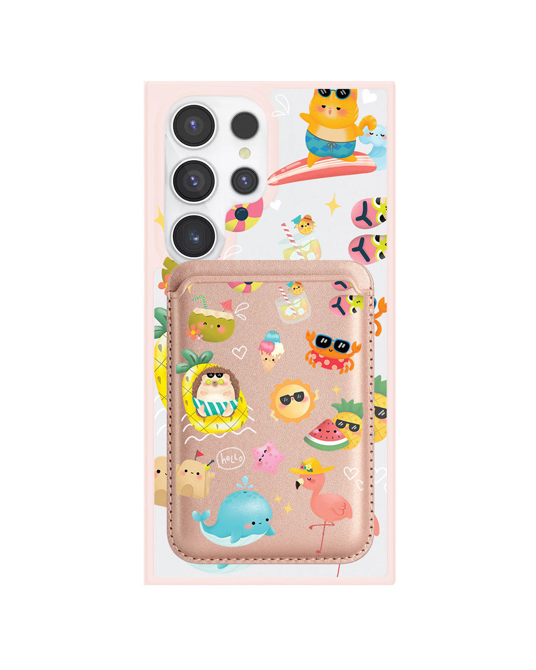 Android Magnetic Wallet Case - Summer