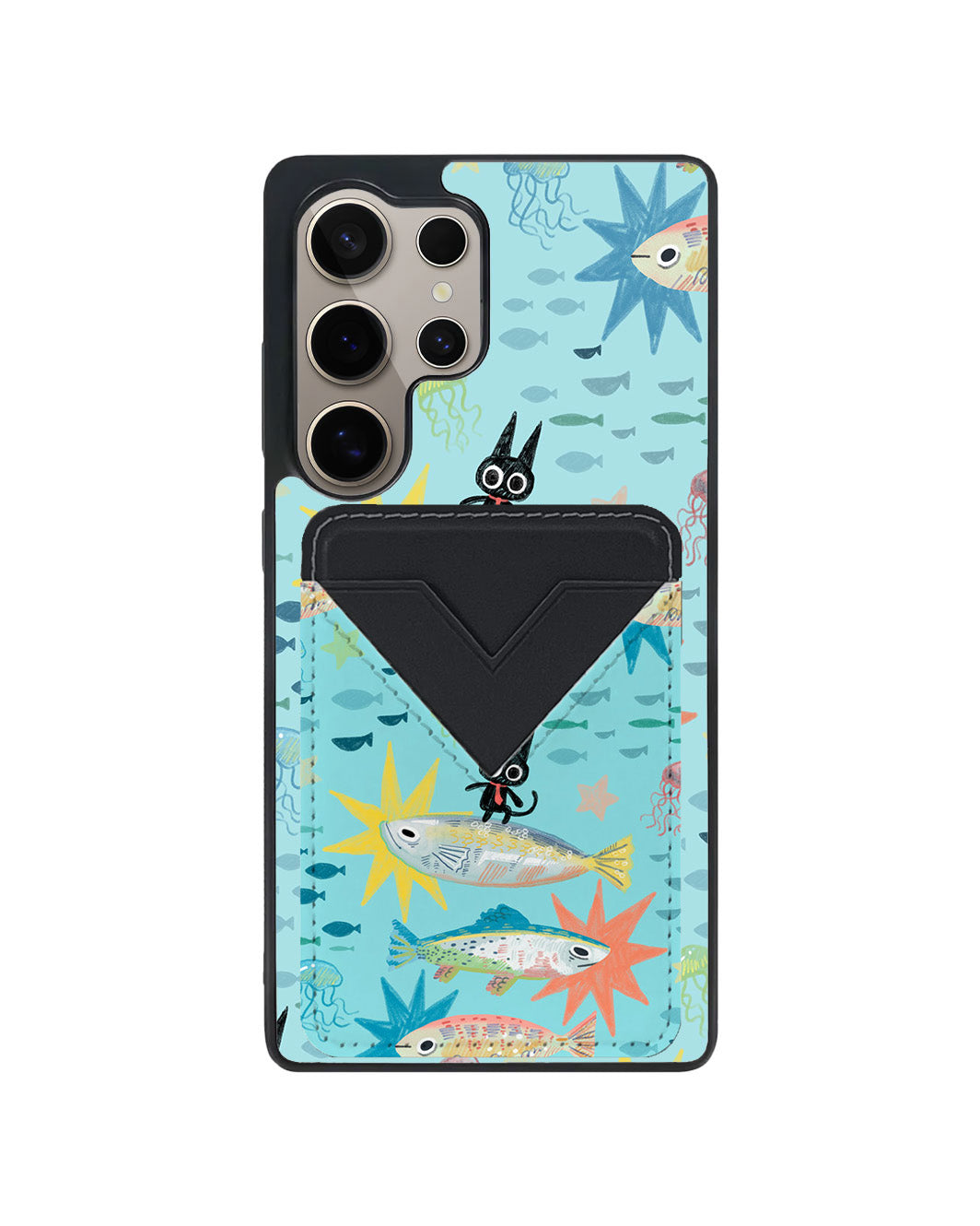 Android Avant Wallet Case - The Fish Surfer