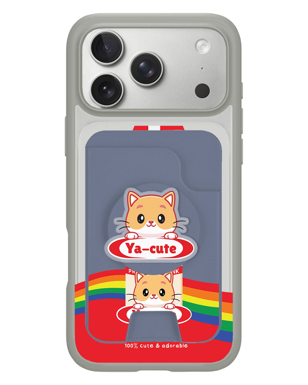 iPhone Magpop Wallet - Yacute Cat