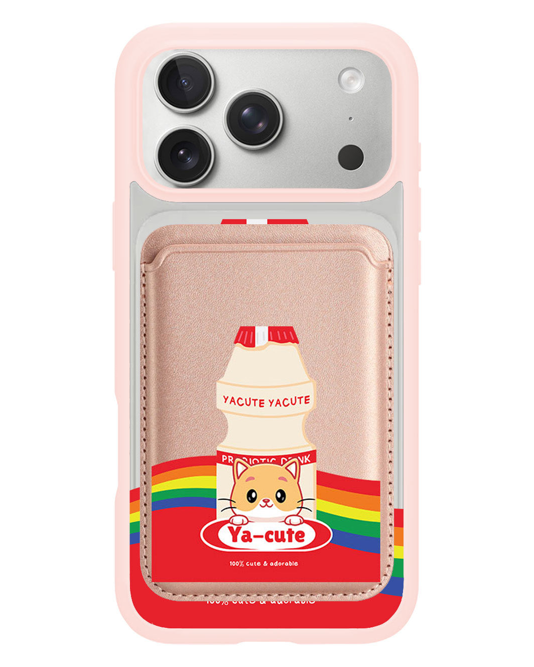 iPhone Magnetic Wallet Case - Yacute Cat
