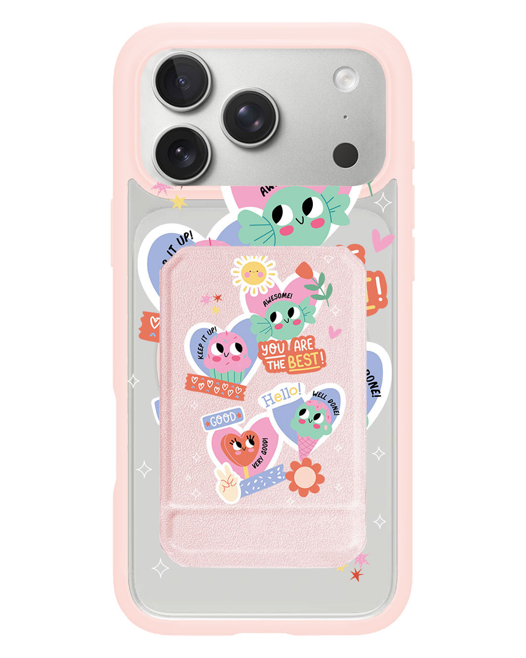 iPhone Magnetic Multifold Wallet - Dessert Party