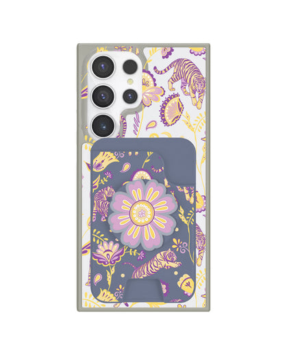 Android Magpop Wallet - Tiger & Floral 4.0