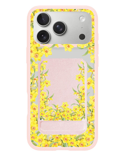 iPhone Magnetic Multifold Wallet - March Daffodil