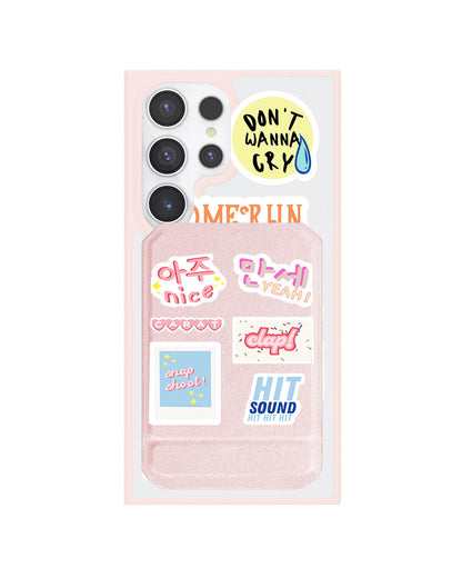 Android Magnetic Multifold Wallet - Seventeen Sticker Pack