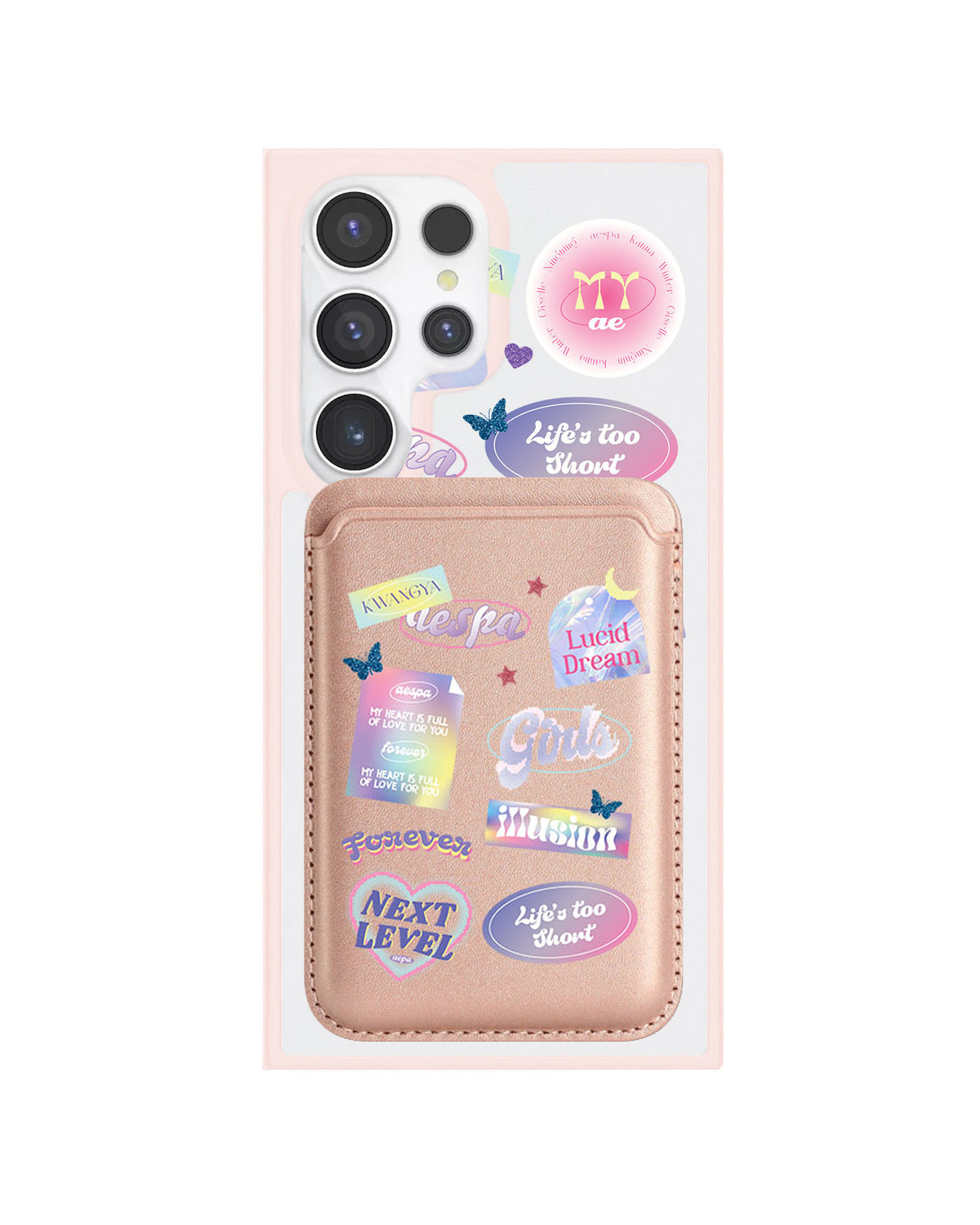 Android Magnetic Wallet Case - Aespa Girls Pack