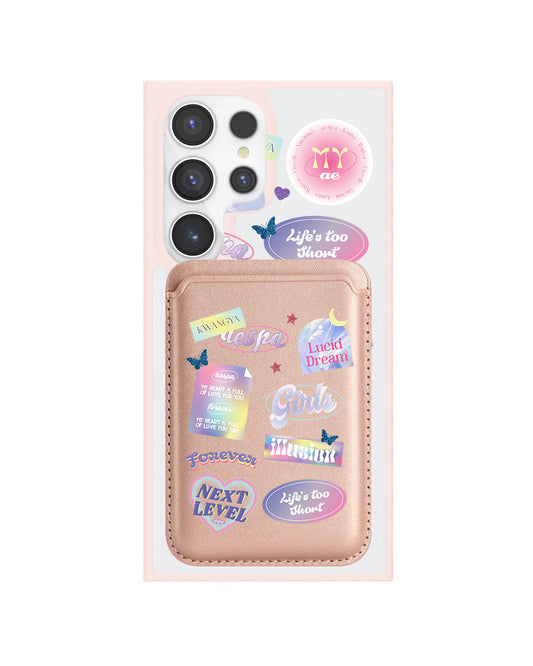 Android Magnetic Wallet Case - Aespa Girls Pack