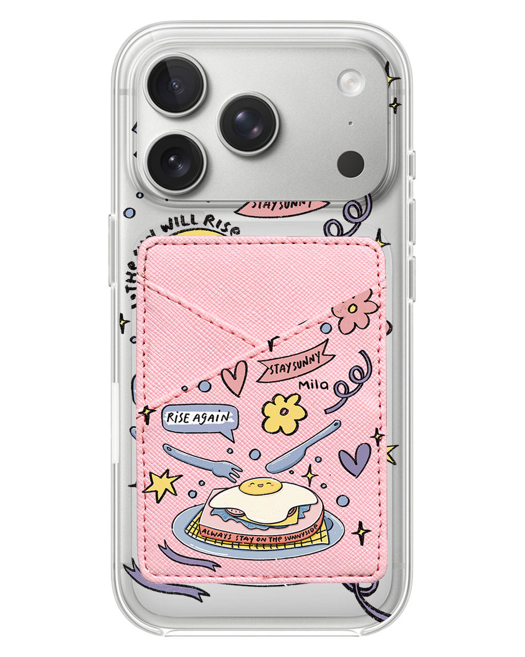 iPhone Phone Wallet Case - Rise