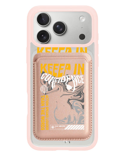 iPhone Magnetic Wallet Case - Keep In Confidence