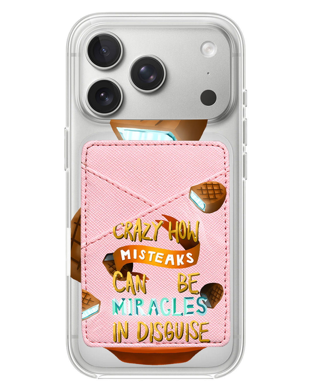 iPhone Phone Wallet Case - From Misteaks To Miracles