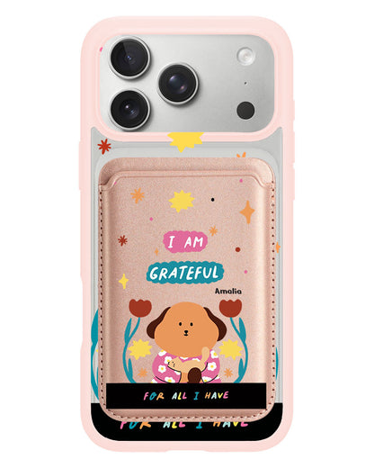 iPhone Magnetic Wallet Case - Kiku And The Cat