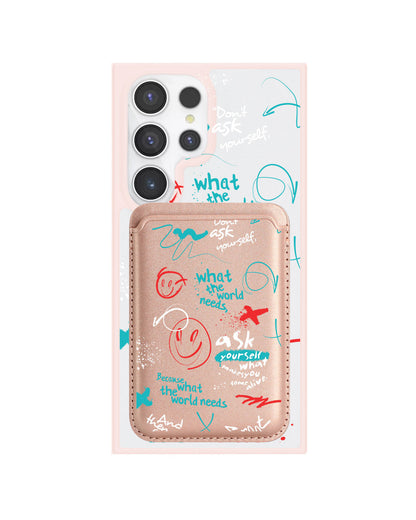 Android Magnetic Wallet Case - Graffiti 2.0