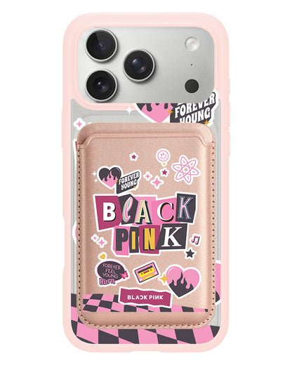 iPhone Magnetic Wallet Case - Blackpink Forever Young