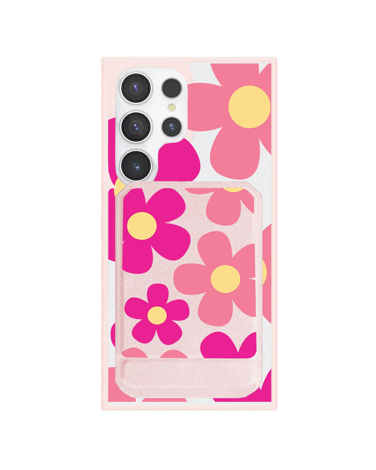 Android Magnetic Multifold Wallet - Daisy Delight