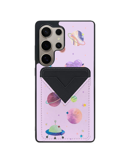 Android Avant Wallet Case - Pink Planet