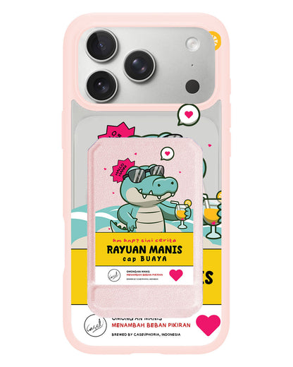 iPhone Magnetic Multifold Wallet - Cap buaya