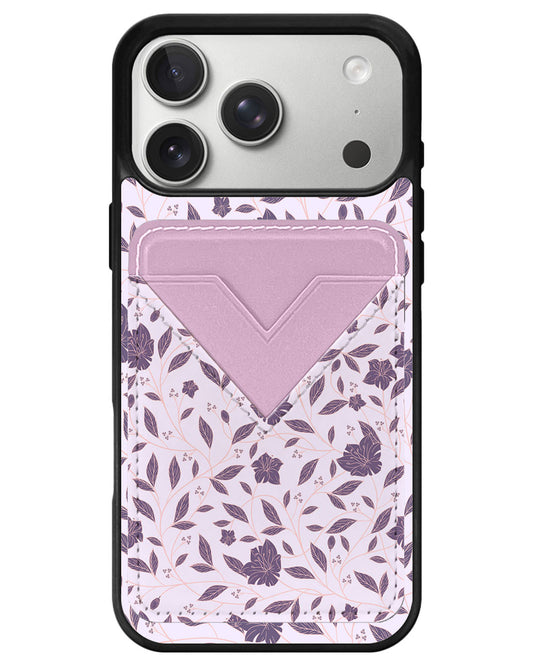 iPhone Avant Wallet Case - Sketchy Flower & Butterfly 1.0