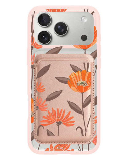 iPhone Magnetic Wallet Case - November Marigold