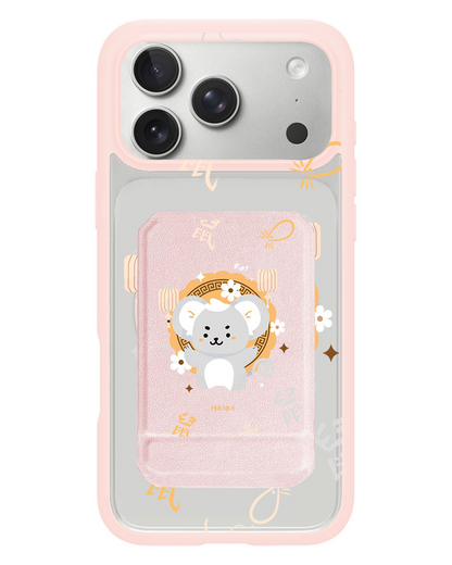 iPhone Magnetic Multifold Wallet - Rat (Chinese Zodiac / Shio)