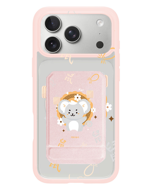 iPhone Magnetic Multifold Wallet - Rat (Chinese Zodiac / Shio)