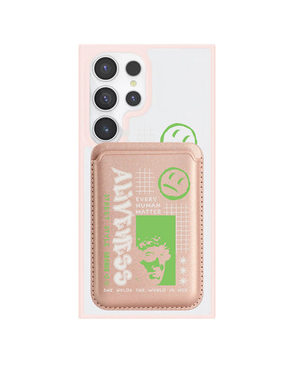 Android Magnetic Wallet Case - Alive