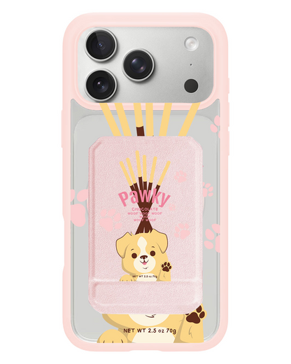 iPhone Magnetic Multifold Wallet - Pawky Dog