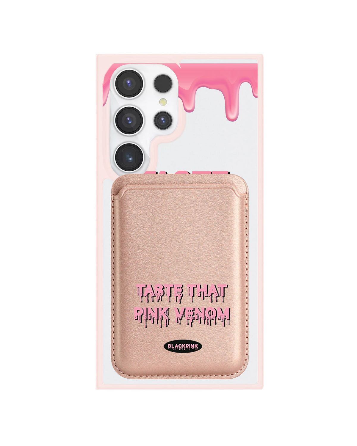 Android Magnetic Wallet Case - Pink Venom