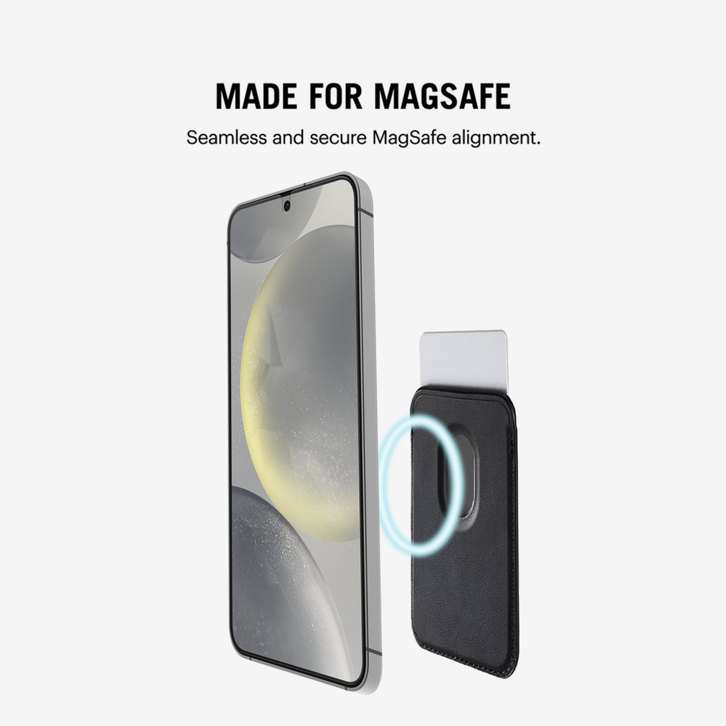 Android Magnetic Trifold Wallet Case - Face Grid Summer