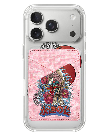 iPhone Phone Wallet Case - Oni Koi