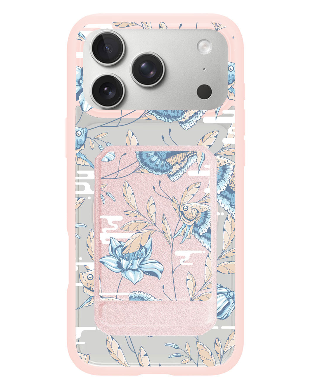 iPhone Magnetic Multifold Wallet - Fish & Floral 4.0