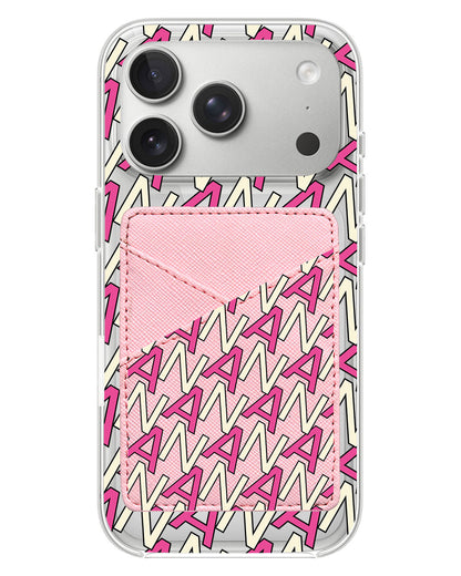 iPhone Phone Wallet Case - Initial 6.0 Monogram