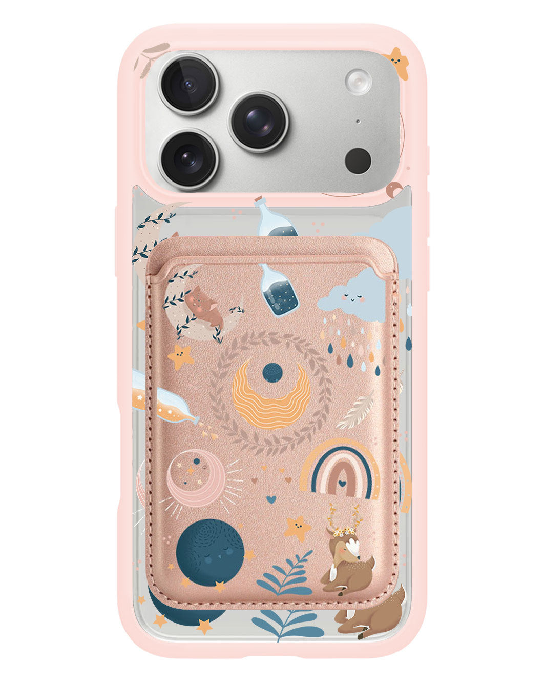 iPhone Magnetic Wallet Case - Boho