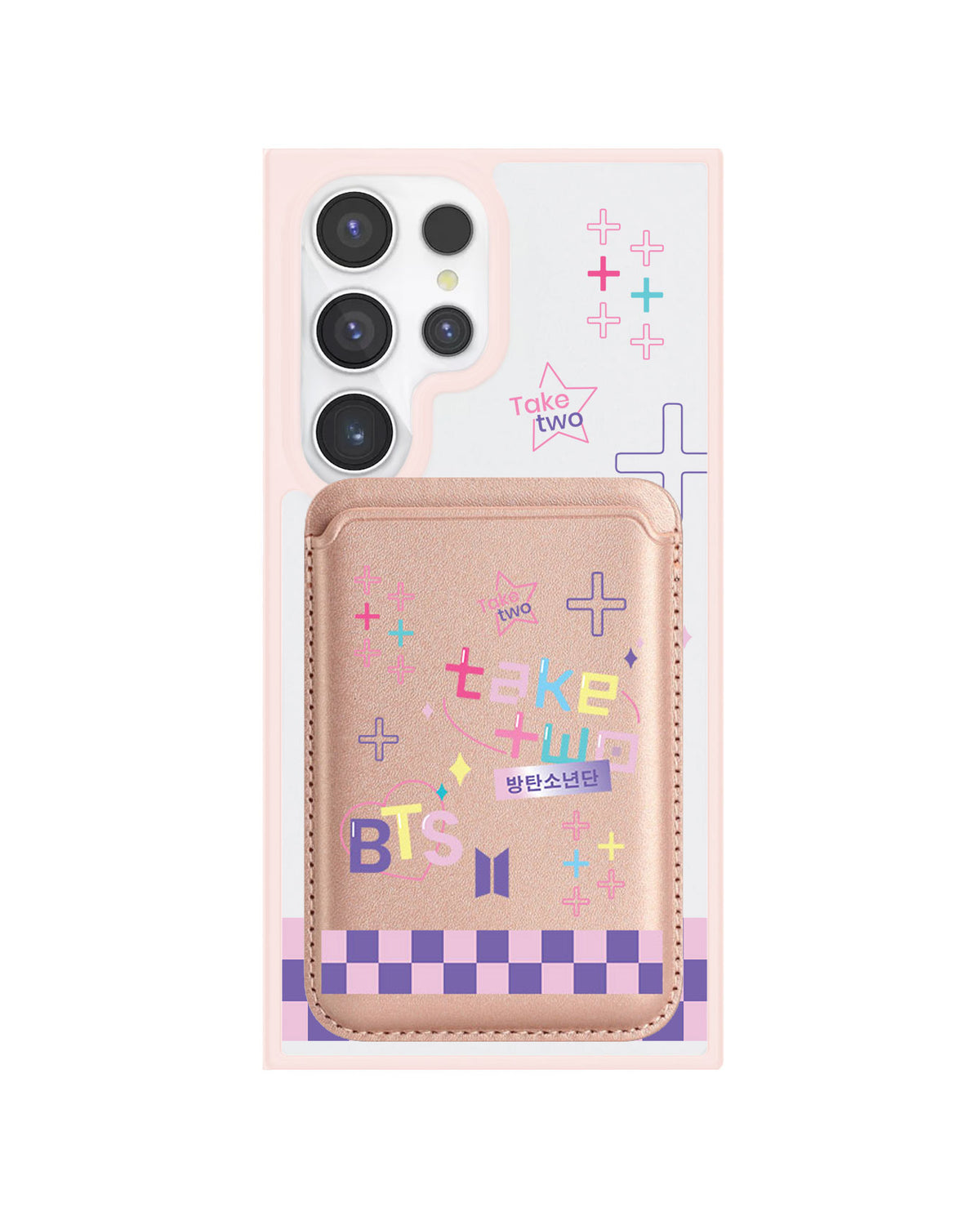 Android Magnetic Wallet Case - BTS Take Two