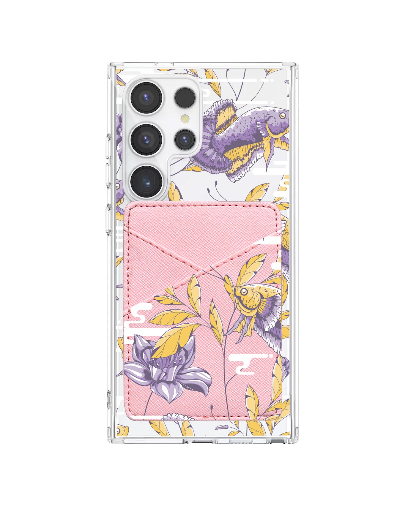 Android Phone Wallet Case - Fish & Floral 5.0