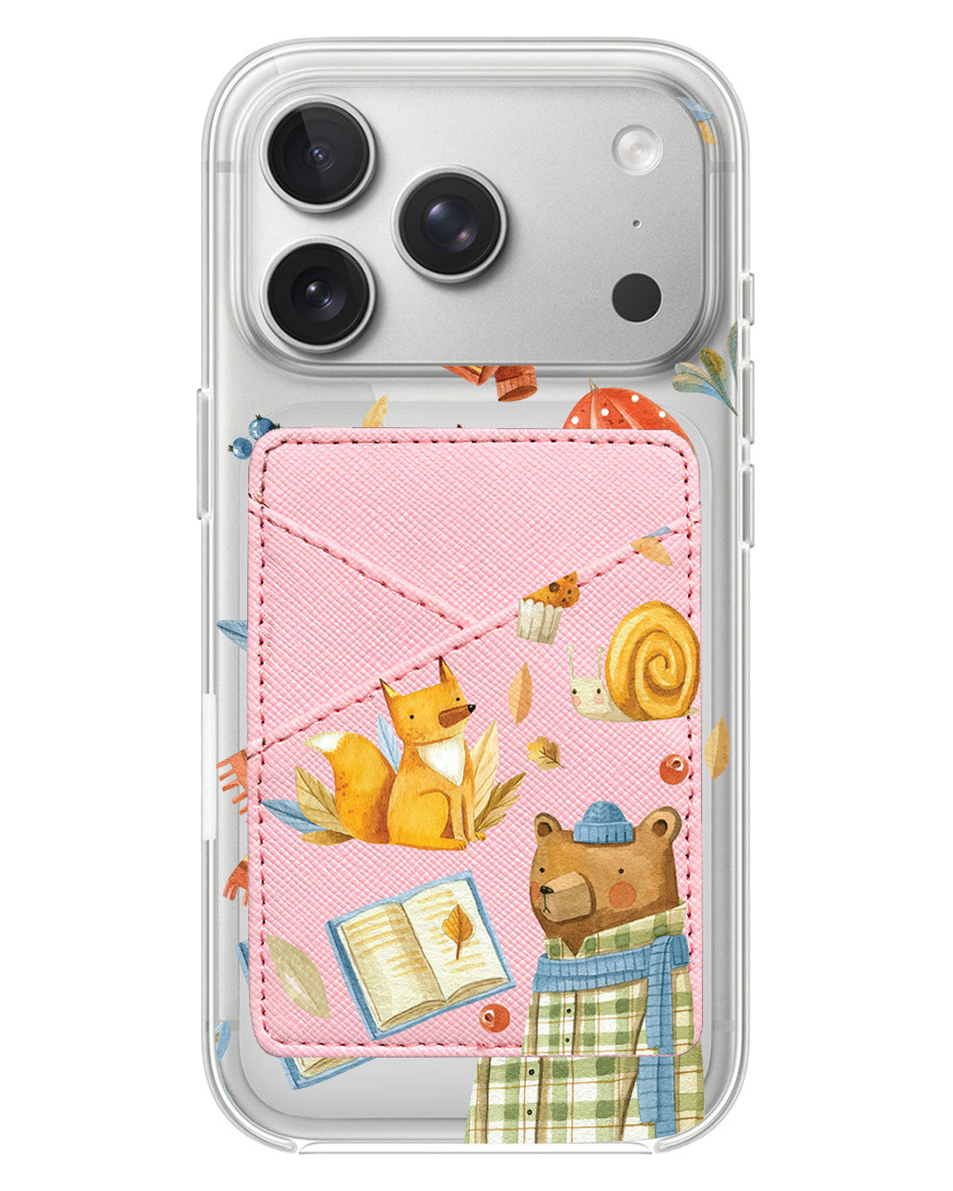 iPhone Phone Wallet Case - Bear & Fox