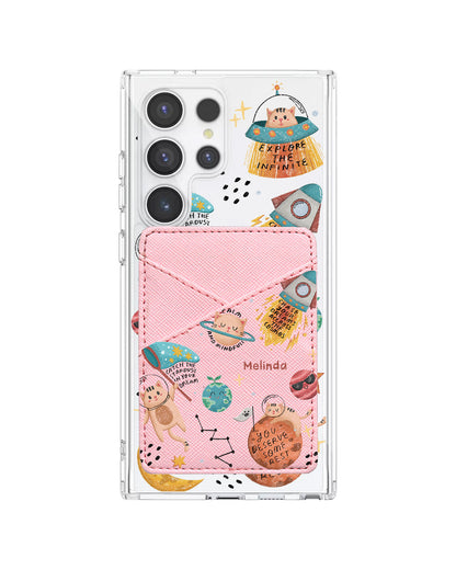 Android Phone Wallet Case - Spaceship
