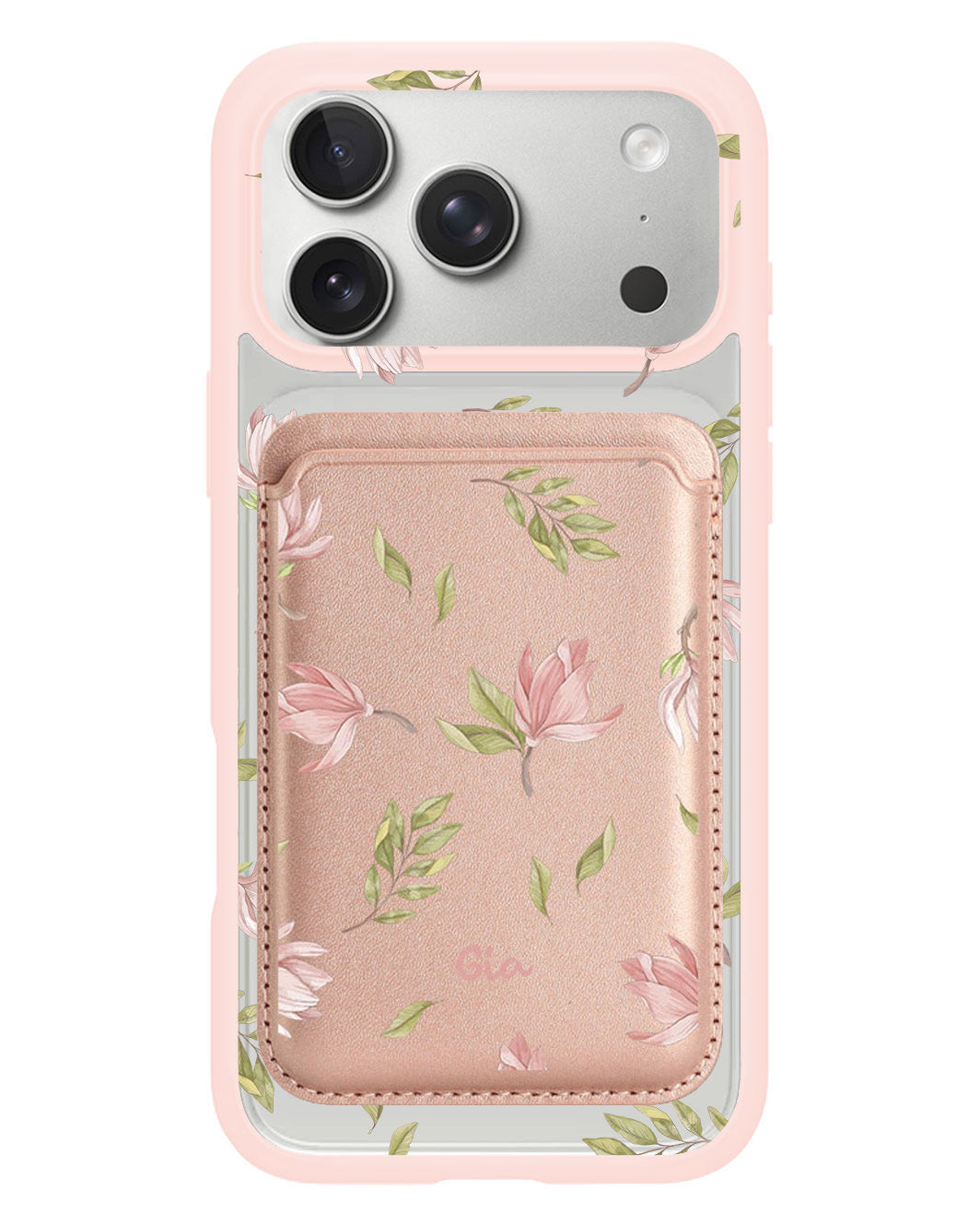 iPhone Magnetic Wallet Case - Azalea