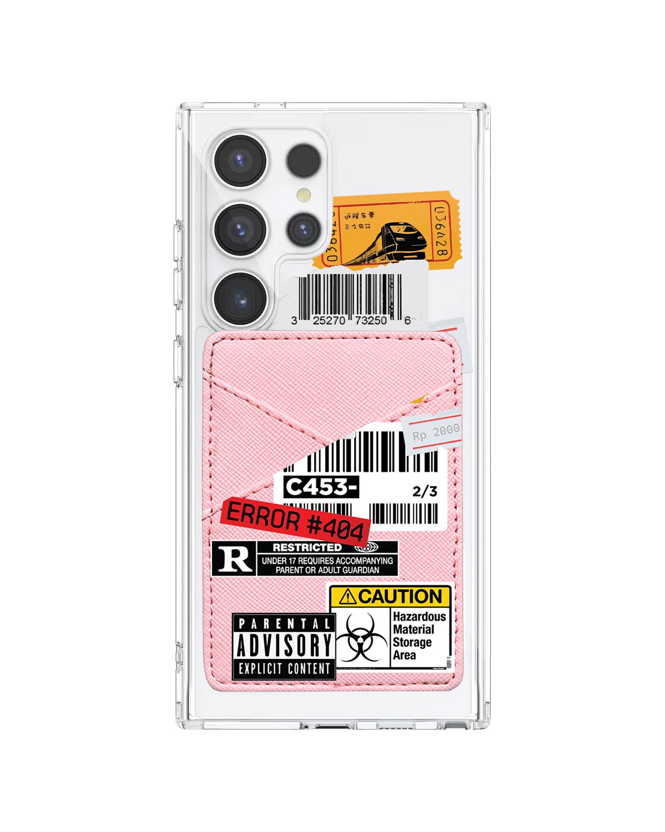 Android Phone Wallet Case - Label Sticker Pack