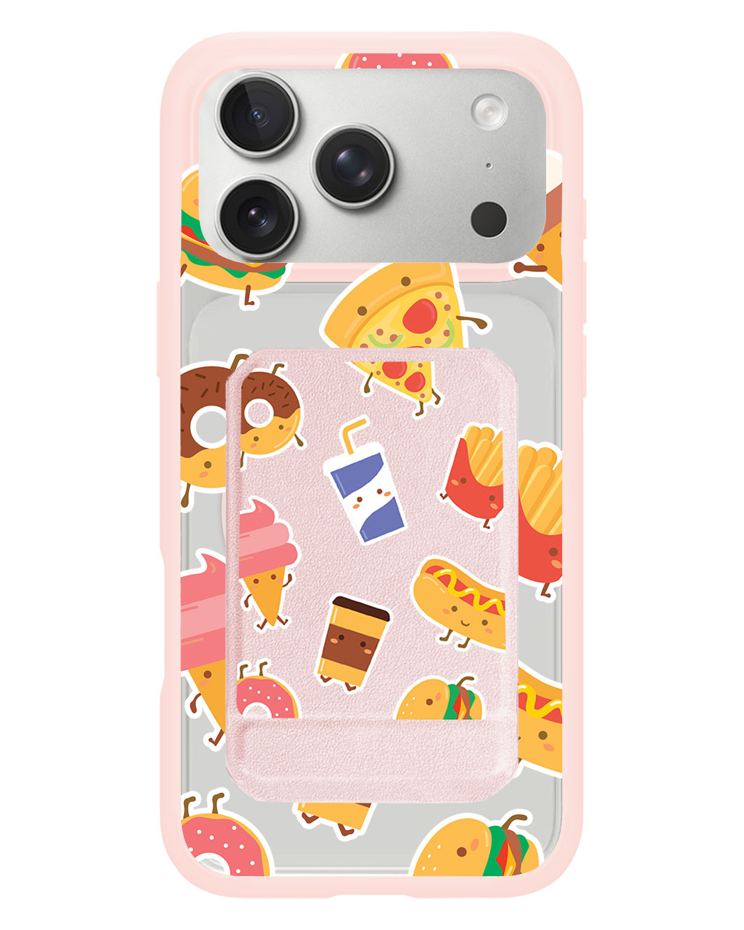 iPhone Magnetic Multifold Wallet - Fast Foodies